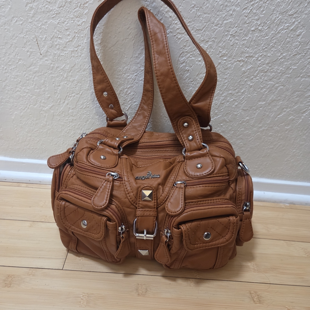 Brown Leather Women Bag